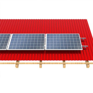 60m  S Wind Load Tile Solar Panel Roof Mounting Systems Aluminum Alloy  Stainless Steel